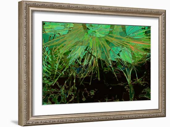 Artichoke_abst_horz2 (digital)-Scott J. Davis-Framed Giclee Print