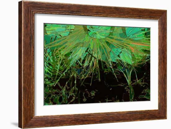 Artichoke_abst_horz2 (digital)-Scott J. Davis-Framed Giclee Print