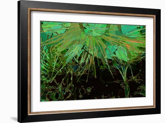 Artichoke_abst_horz2 (digital)-Scott J. Davis-Framed Giclee Print