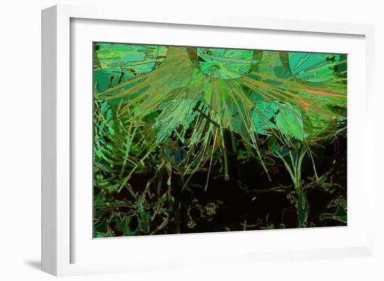 Artichoke_abst_horz2 (digital)-Scott J. Davis-Framed Giclee Print