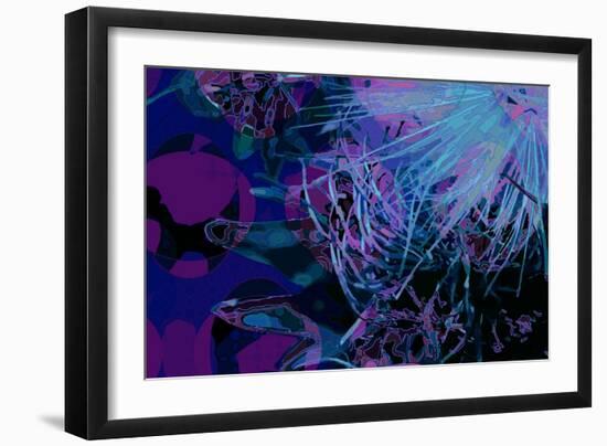 Artichoke_abst_horz3 (digital)-Scott J. Davis-Framed Giclee Print