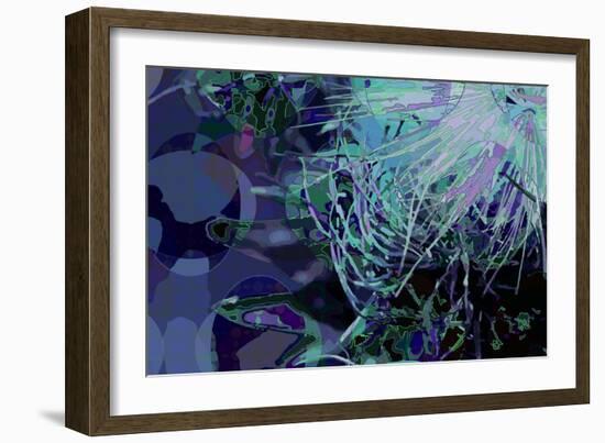 Artichoke_abst_horz4 (digital)-Scott J. Davis-Framed Giclee Print