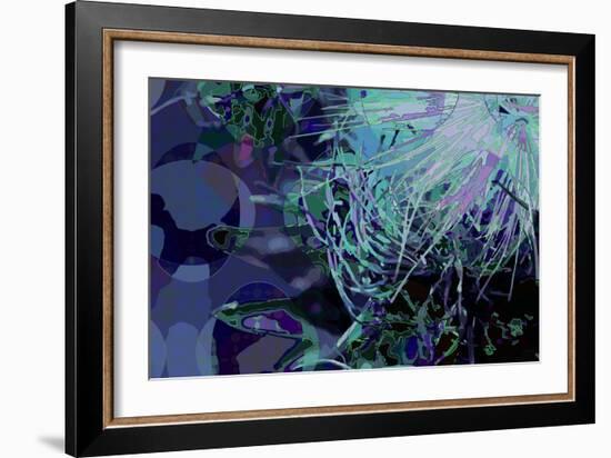 Artichoke_abst_horz4 (digital)-Scott J. Davis-Framed Giclee Print