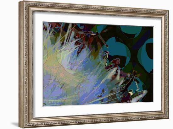 Artichoke_abst_horz8 (digital)-Scott J. Davis-Framed Giclee Print