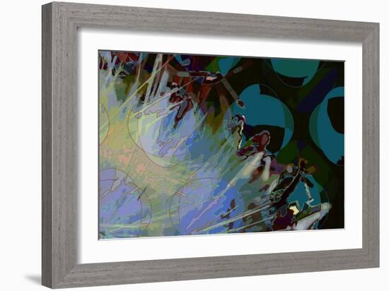 Artichoke_abst_horz8 (digital)-Scott J. Davis-Framed Giclee Print