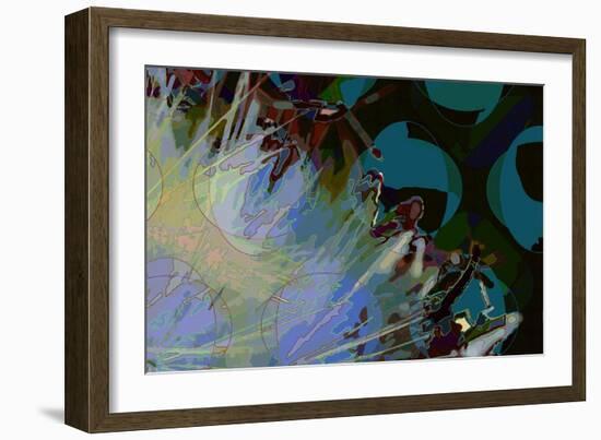 Artichoke_abst_horz8 (digital)-Scott J. Davis-Framed Giclee Print