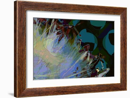 Artichoke_abst_horz8 (digital)-Scott J. Davis-Framed Giclee Print