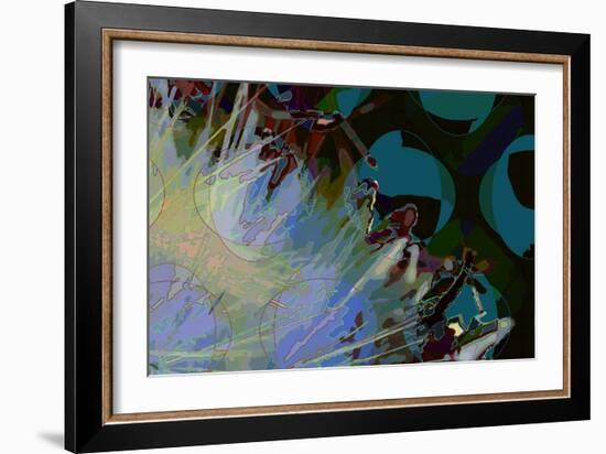 Artichoke_abst_horz8 (digital)-Scott J. Davis-Framed Giclee Print