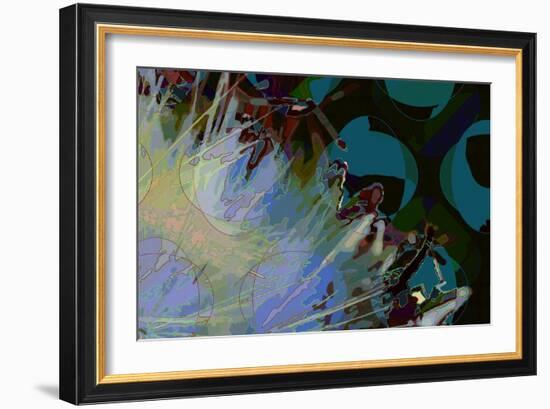 Artichoke_abst_horz8 (digital)-Scott J. Davis-Framed Giclee Print