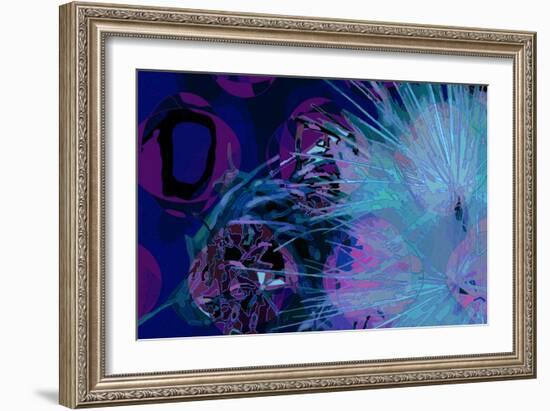 Artichoke_abst_horz9 (digital)-Scott J. Davis-Framed Giclee Print