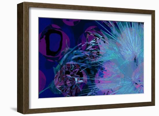 Artichoke_abst_horz9 (digital)-Scott J. Davis-Framed Giclee Print