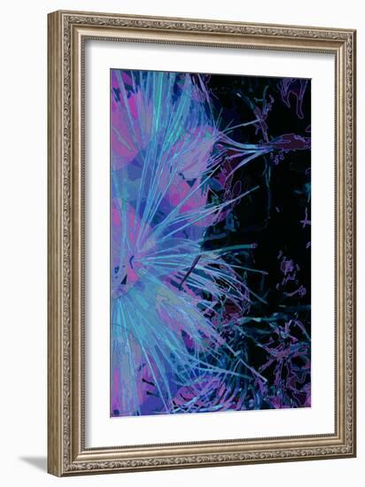 Artichoke_abst_vert1 (digital)-Scott J. Davis-Framed Giclee Print