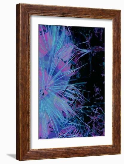 Artichoke_abst_vert1 (digital)-Scott J. Davis-Framed Giclee Print