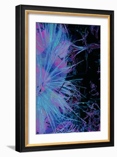 Artichoke_abst_vert1 (digital)-Scott J. Davis-Framed Giclee Print