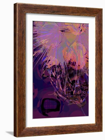 Artichoke_abst_vert10 (digital)-Scott J. Davis-Framed Giclee Print