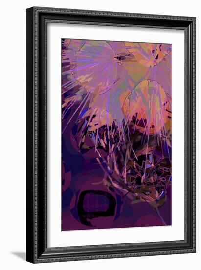 Artichoke_abst_vert10 (digital)-Scott J. Davis-Framed Giclee Print