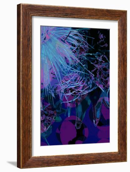 Artichoke_abst_vert3 (digital)-Scott J. Davis-Framed Giclee Print