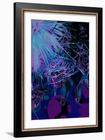 Artichoke_abst_vert3 (digital)-Scott J. Davis-Framed Giclee Print