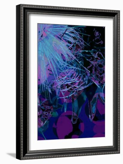 Artichoke_abst_vert3 (digital)-Scott J. Davis-Framed Giclee Print