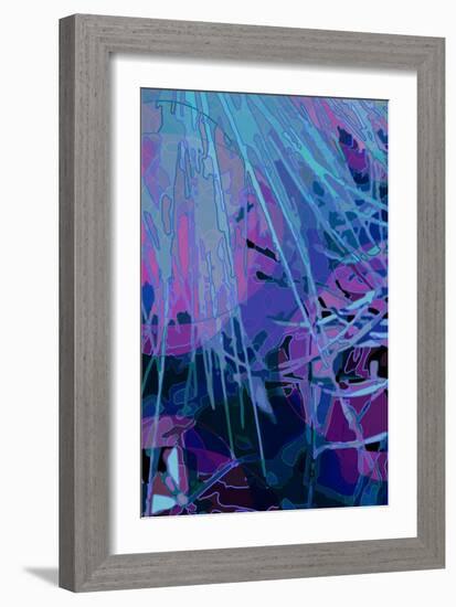 Artichoke_abst_vert3a (digital)-Scott J. Davis-Framed Giclee Print