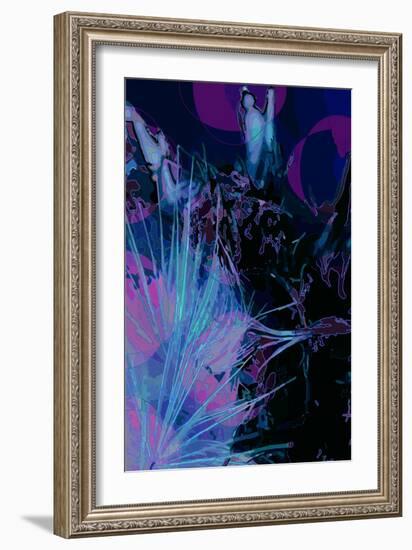 Artichoke_abst_vert5 (digital)-Scott J. Davis-Framed Giclee Print