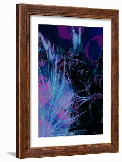 Artichoke_abst_vert5 (digital)-Scott J. Davis-Framed Giclee Print