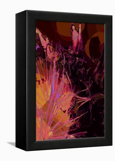 Artichoke_abst_vert6 (digital)-Scott J. Davis-Framed Premier Image Canvas