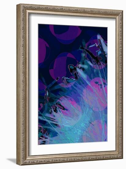 Artichoke_abst_vert7 (digital)-Scott J. Davis-Framed Giclee Print