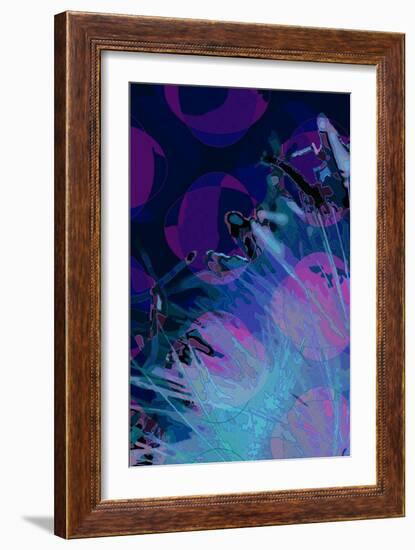 Artichoke_abst_vert7 (digital)-Scott J. Davis-Framed Giclee Print