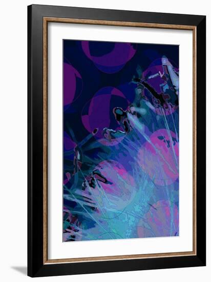 Artichoke_abst_vert7 (digital)-Scott J. Davis-Framed Giclee Print