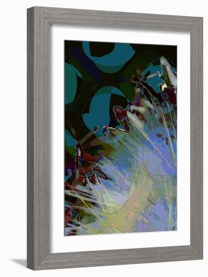 Artichoke_abst_vert8 (digital)-Scott J. Davis-Framed Giclee Print