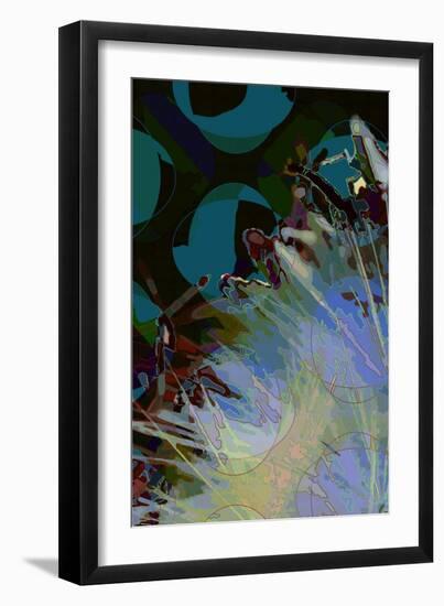 Artichoke_abst_vert8 (digital)-Scott J. Davis-Framed Giclee Print