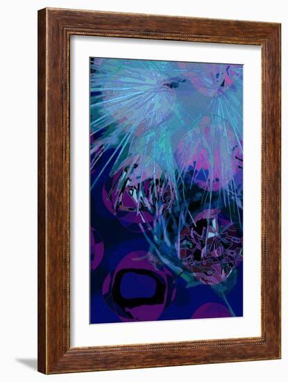 Artichoke_abst_vert9 (digital)-Scott J. Davis-Framed Giclee Print