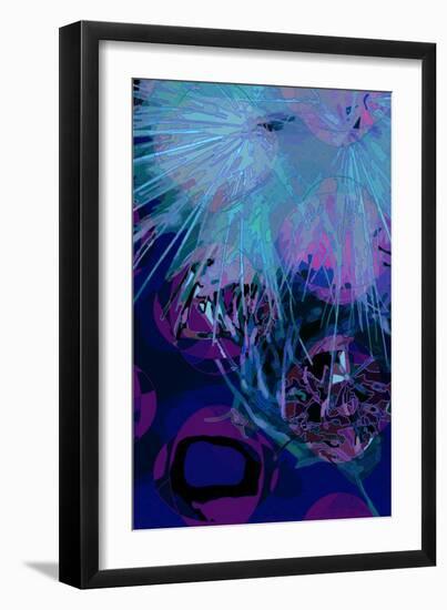 Artichoke_abst_vert9 (digital)-Scott J. Davis-Framed Giclee Print