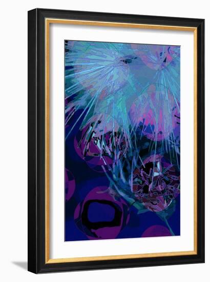 Artichoke_abst_vert9 (digital)-Scott J. Davis-Framed Giclee Print