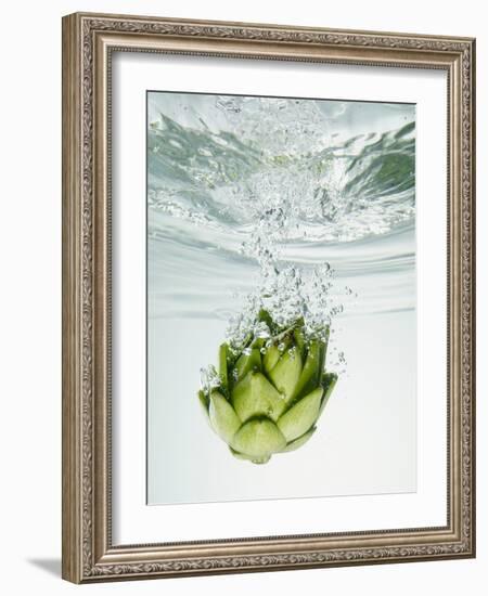 Artichoke in Water-Biwa-Framed Photographic Print