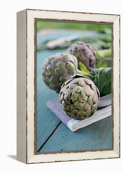 Artichoke of Paestum Igp-null-Framed Premier Image Canvas