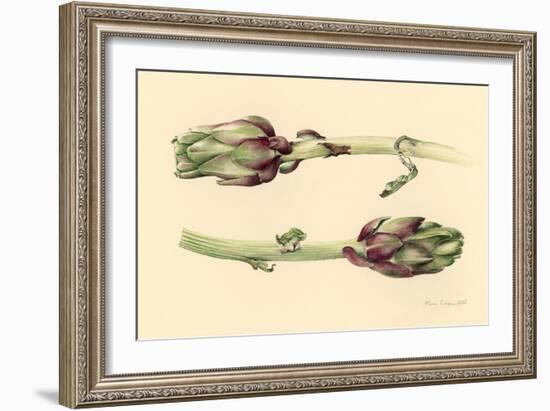 Artichokes, 2005-Alison Cooper-Framed Giclee Print