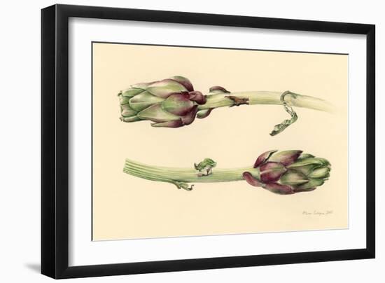 Artichokes, 2005-Alison Cooper-Framed Giclee Print