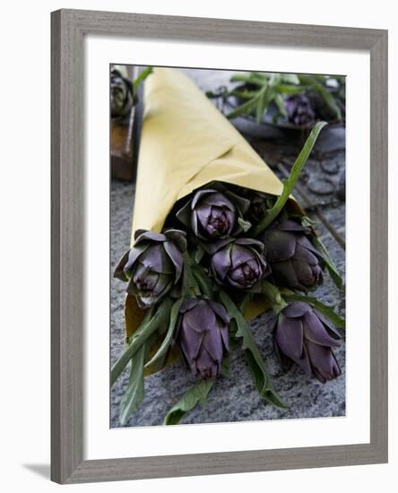 Artichokes in a Bag, Italy, Europe-Nico Tondini-Framed Photographic Print