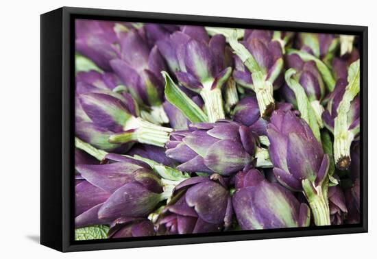 Artichokes in Mass at Venice Farmers Market, Italy-Terry Eggers-Framed Premier Image Canvas