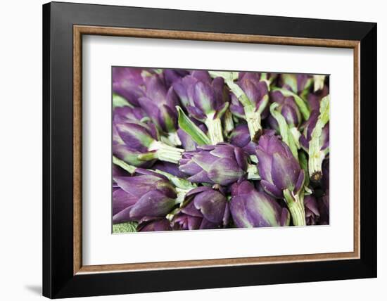 Artichokes in Mass at Venice Farmers Market, Italy-Terry Eggers-Framed Photographic Print