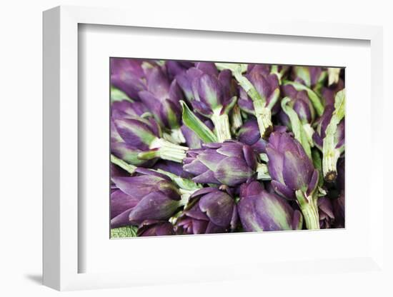 Artichokes in Mass at Venice Farmers Market, Italy-Terry Eggers-Framed Photographic Print