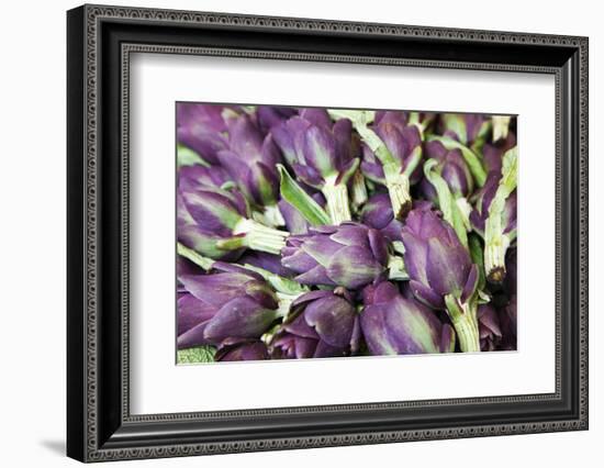 Artichokes in Mass at Venice Farmers Market, Italy-Terry Eggers-Framed Photographic Print