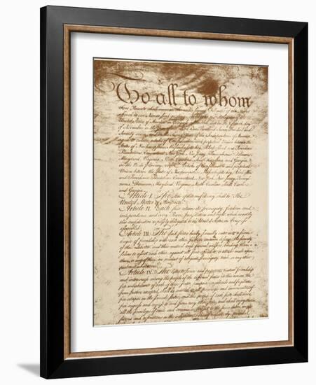 Articles of Confederation-null-Framed Giclee Print