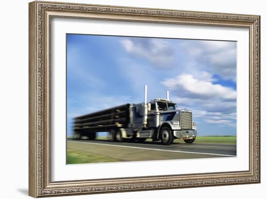 Articulated Lorry-Alan Sirulnikoff-Framed Photographic Print