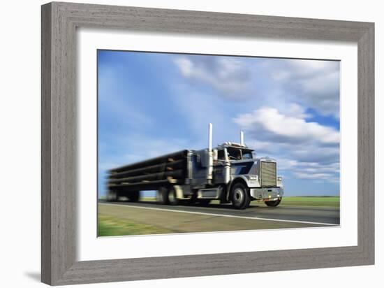 Articulated Lorry-Alan Sirulnikoff-Framed Photographic Print