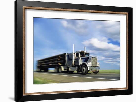 Articulated Lorry-Alan Sirulnikoff-Framed Photographic Print