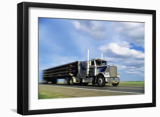 Articulated Lorry-Alan Sirulnikoff-Framed Photographic Print