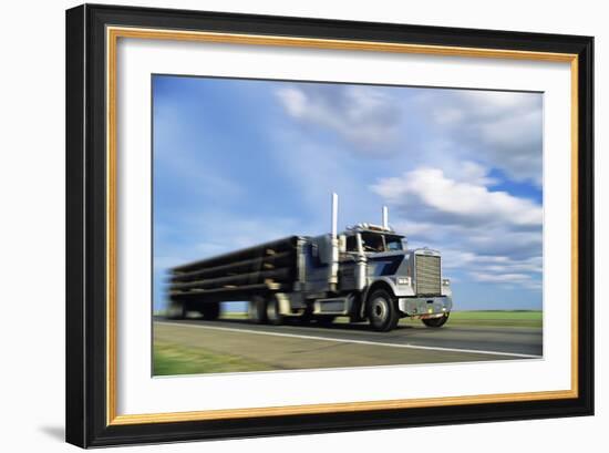 Articulated Lorry-Alan Sirulnikoff-Framed Photographic Print